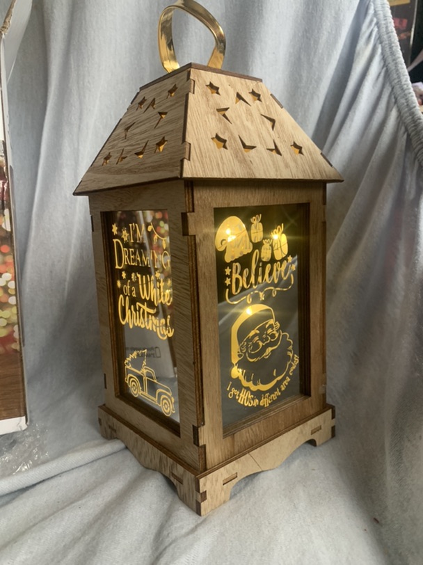 第二款圣诞小夜灯收到