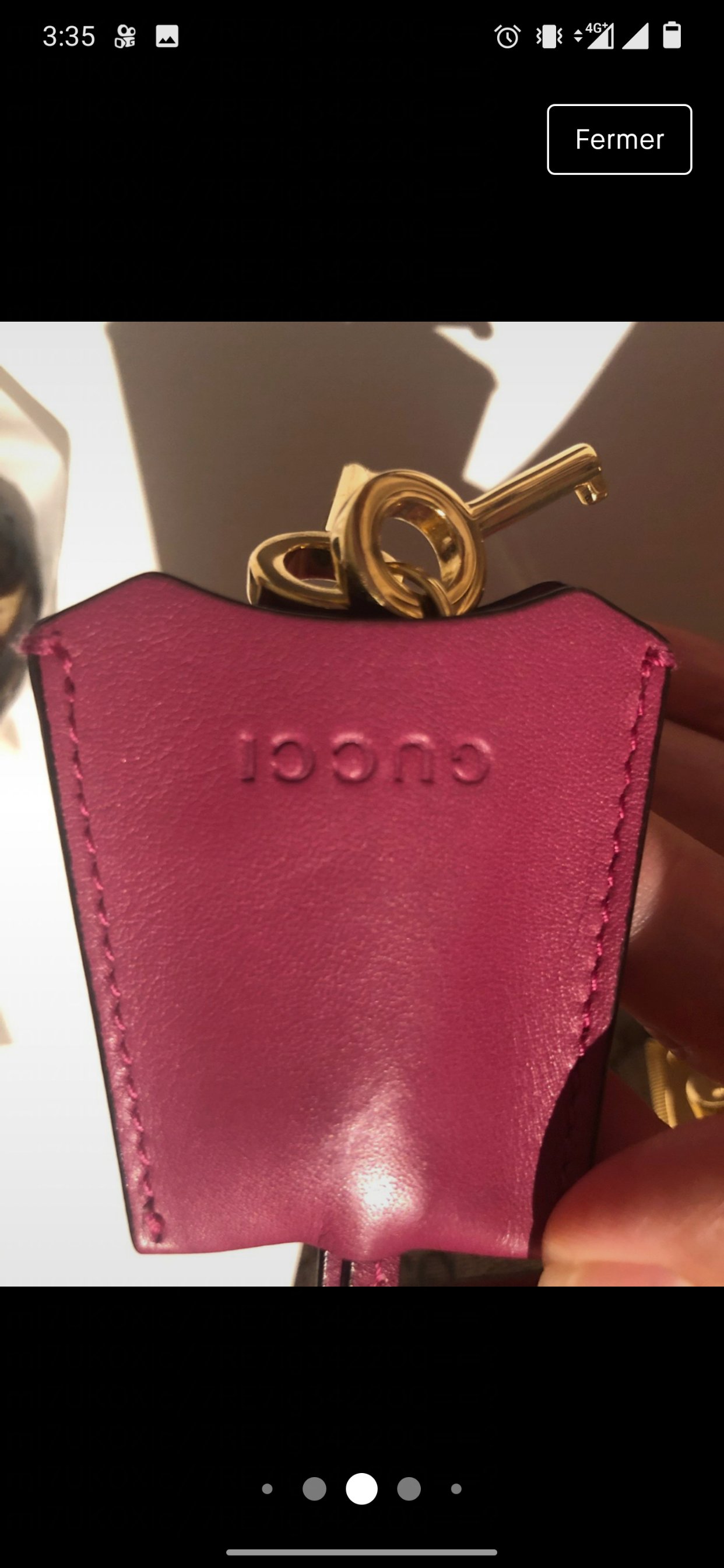 GUCCI padlock mini求鉴定