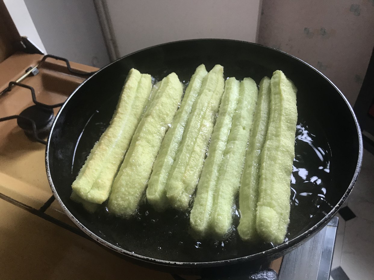 菠菜油条