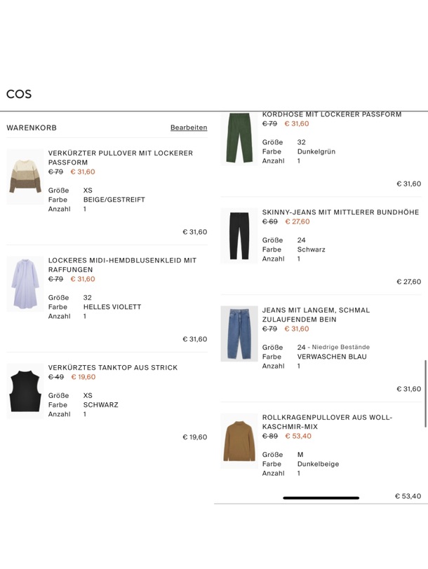 🇩🇪🛒｜COS打折季末的一波羊毛