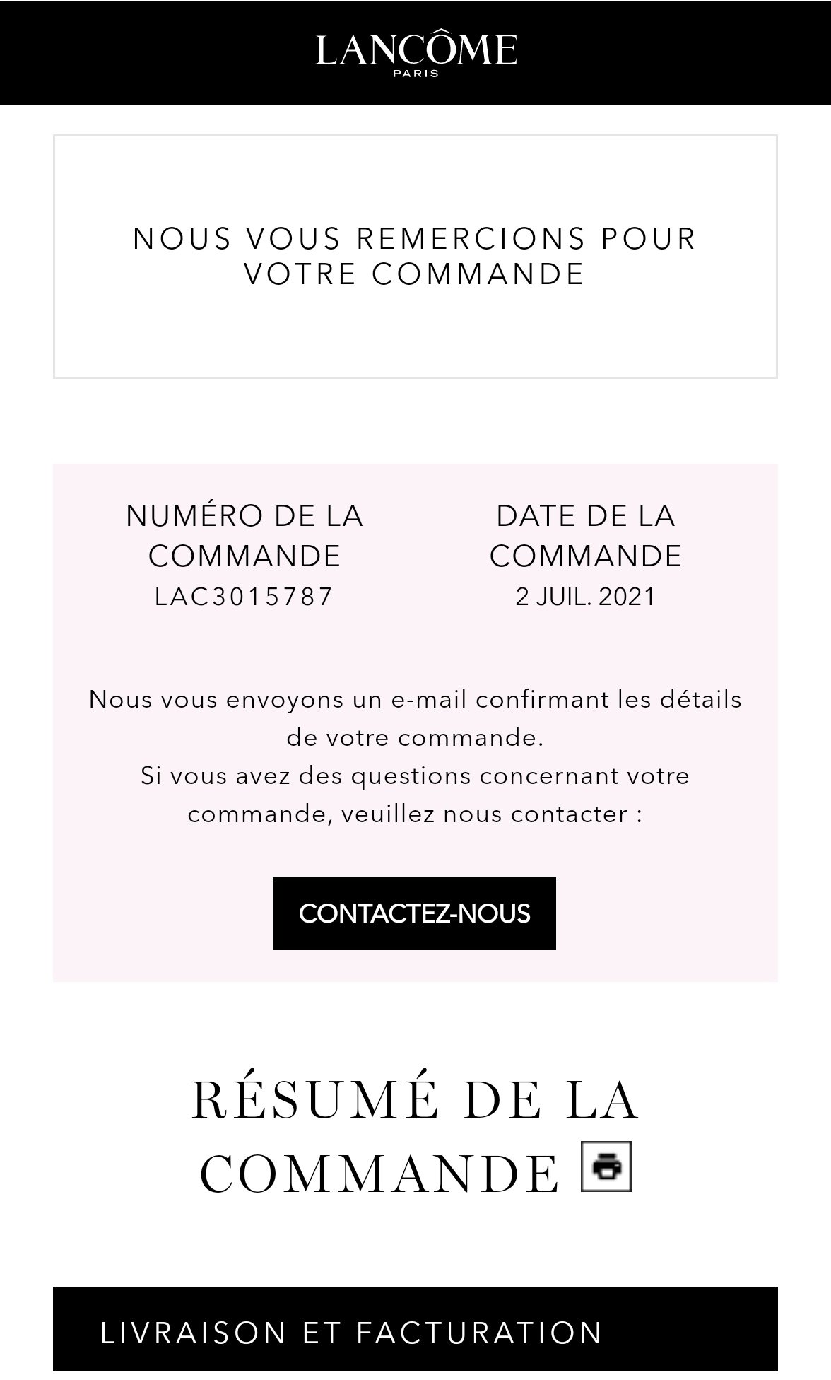 Lancome会员后续