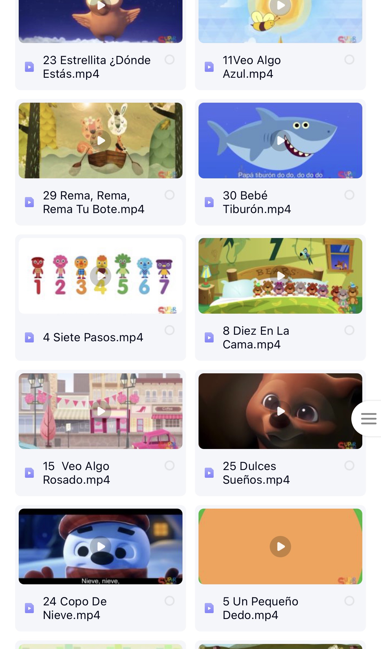 英语版的sss儿歌你听过，但是西语版，你听过吗？