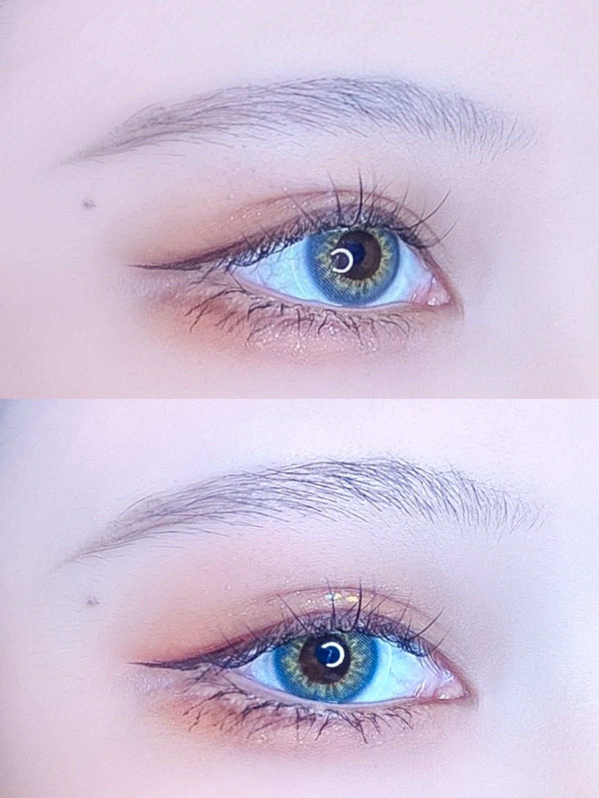 绝美的金棕蓝灰色～