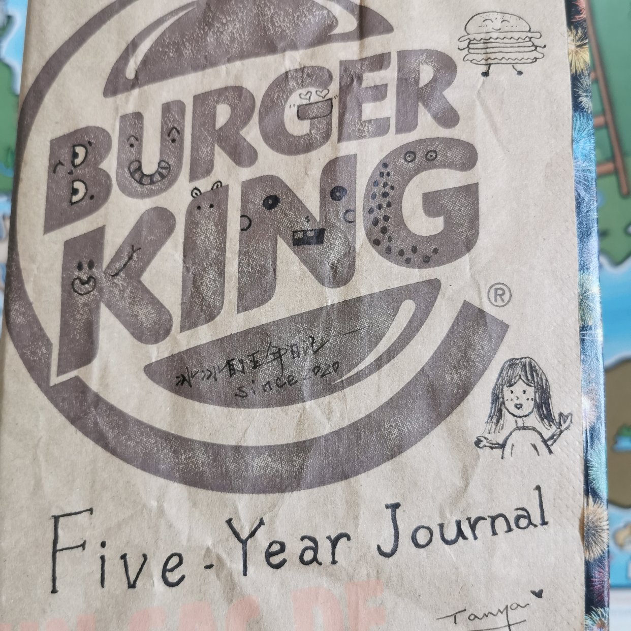 买到了汉堡王出的限定本子！😍