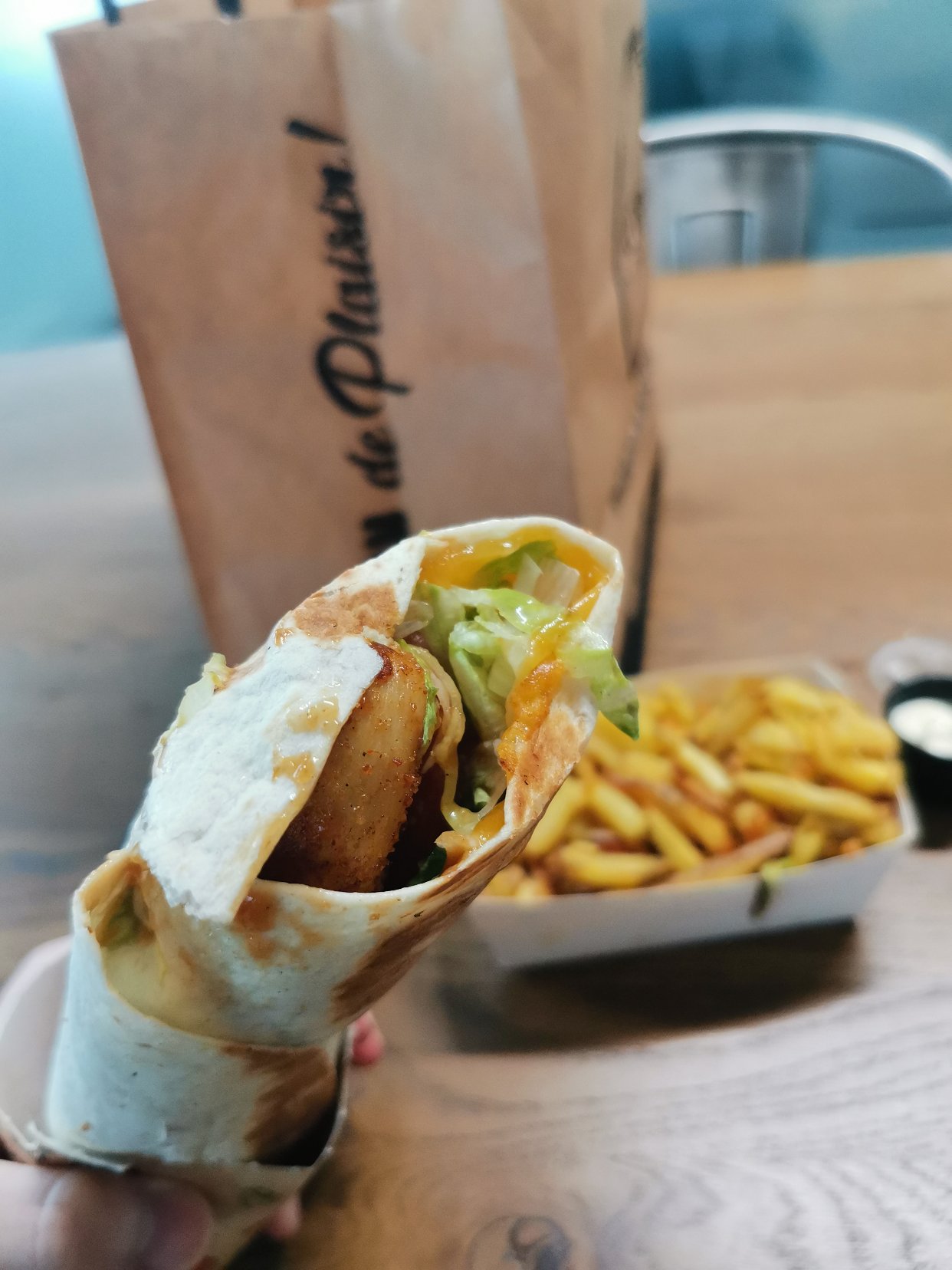 拉德芳斯里的Food truck