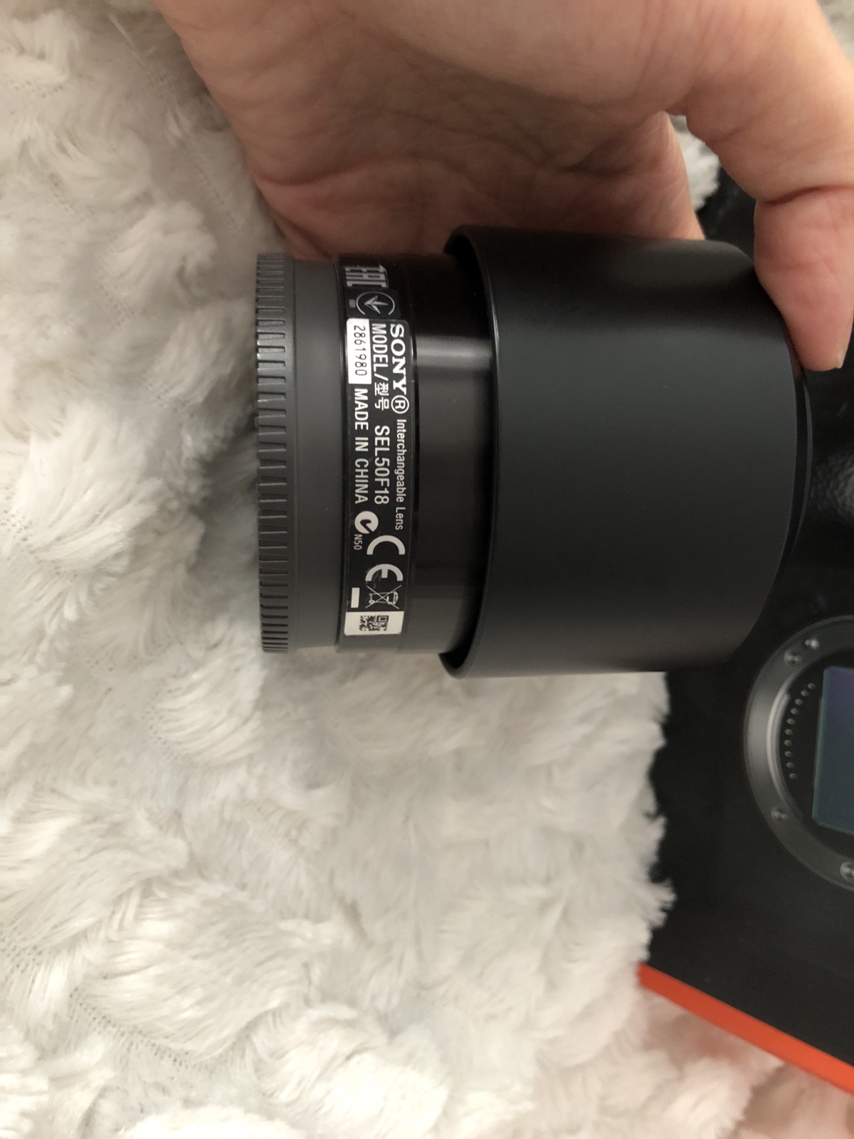 出索尼alpha 6000微单+一个定焦镜头SEL50F18