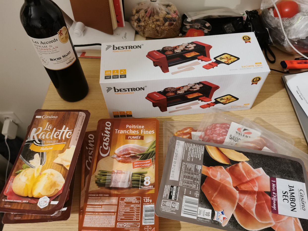 安利一到二人食Raclette机