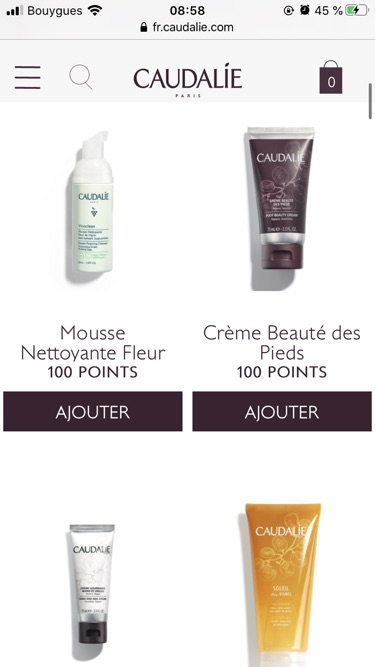 发现了caudalie官网小bug！