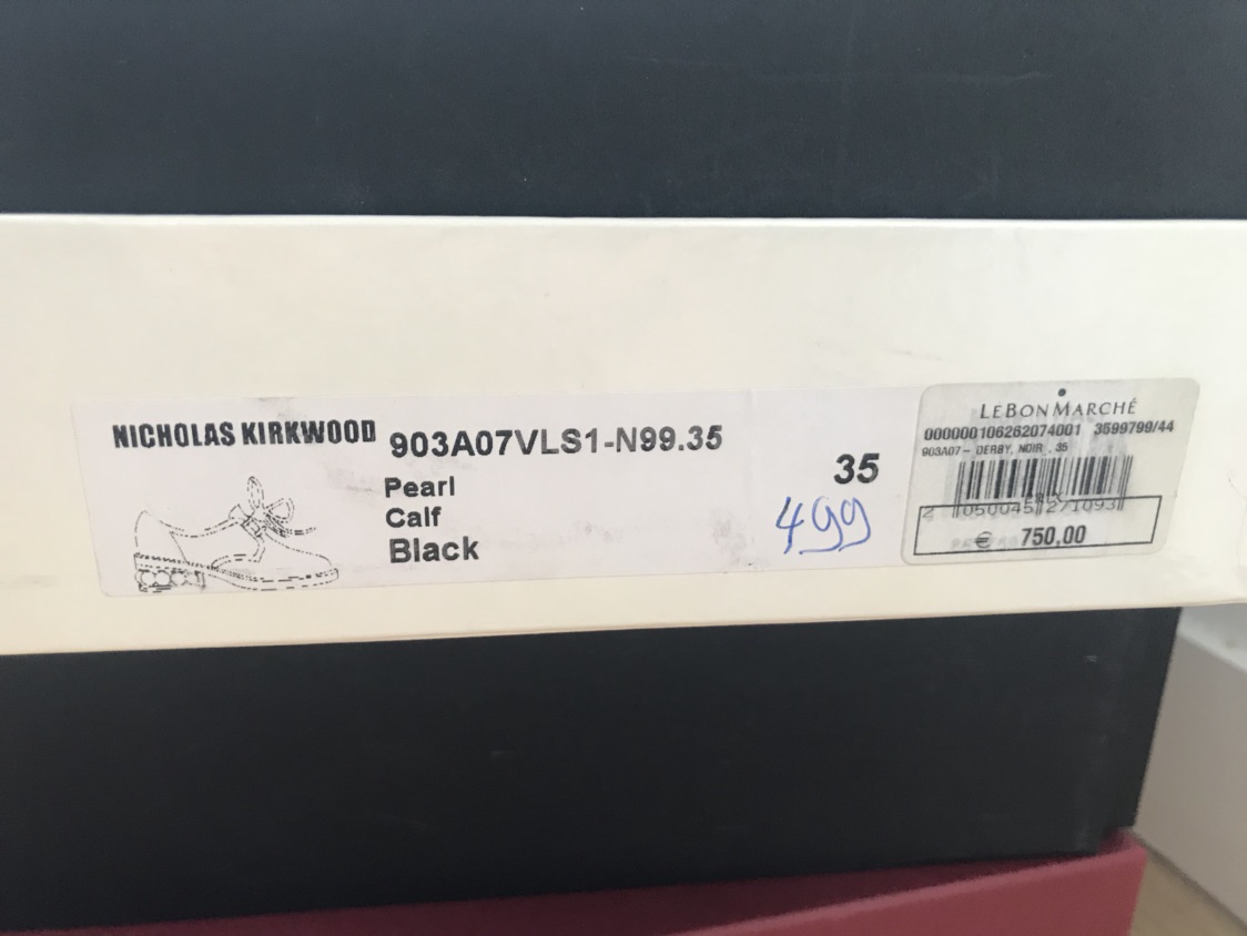 4折出全新Nicholas Kirkwood经典珍珠鞋