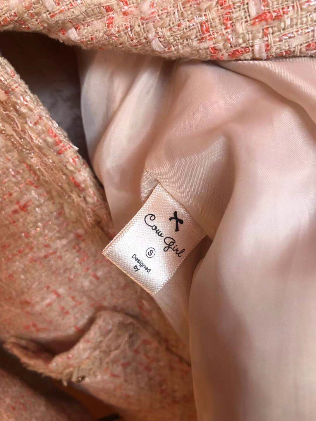 Cow Girl外套，韩国牌子，韩国制造，很新，S码