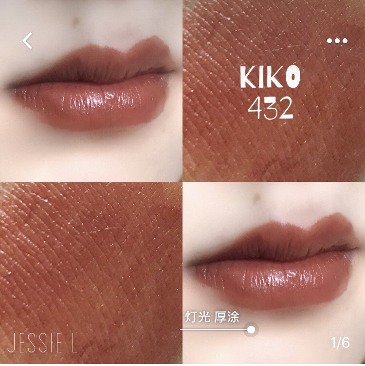 5kiko口红 一个单色眼影27.3欧