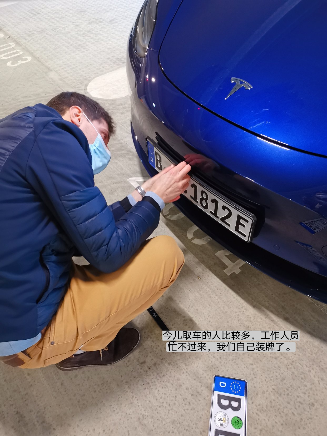 订车后不到一个月，提前领取Tesla Model 3