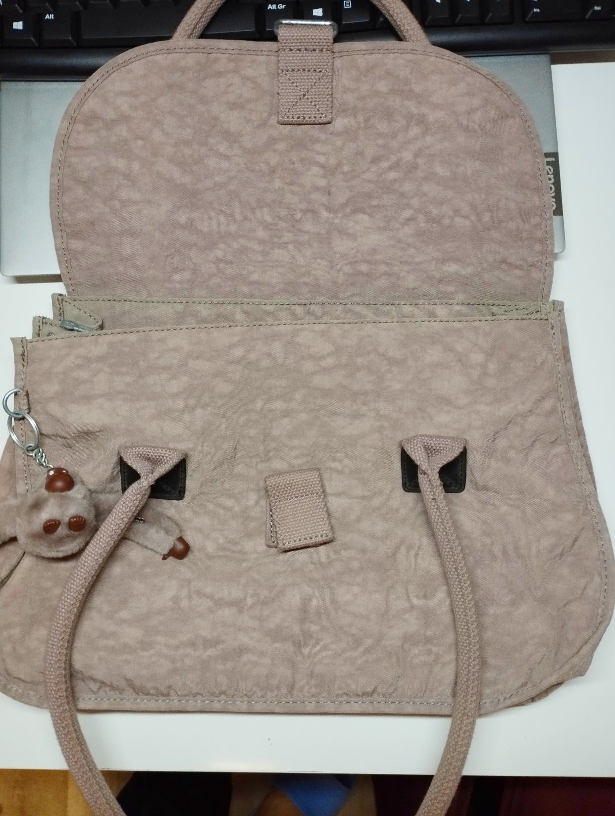 Kipling 粉色单肩包几乎全新30欧