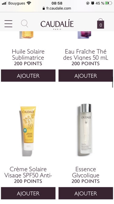 发现了caudalie官网小bug！